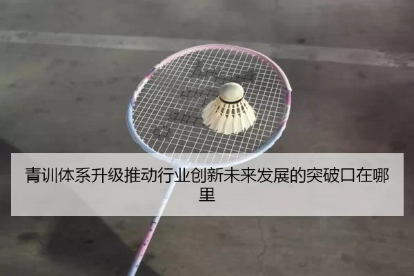 青训体系升级推动行业创新未来发展的突破口在哪里